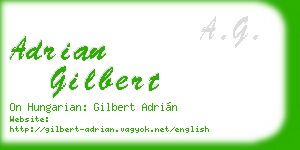 adrian gilbert business card